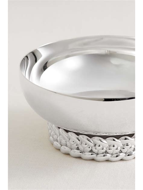 Christofle Babylone Small Silver Plated Bowl Net A Porter