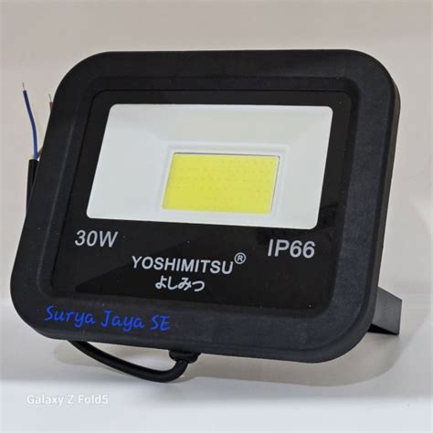 Jual Lampu Sorot Flood Light LED 30 Watt Cahaya Putih Yoshimitsu