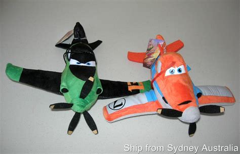 New Disney Planes Dusty Ripslinger Plush Toys Dolls 2 Pcs Set 8 Inch