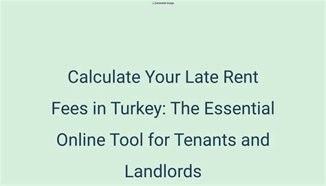 how to calculate late rent fees