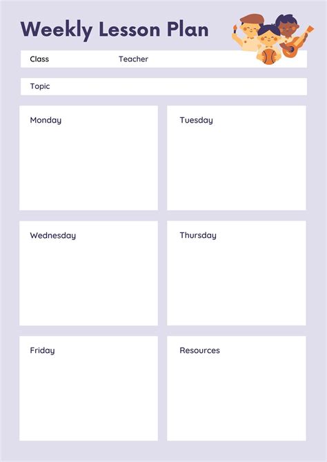 Lesson Plan Templates You Can Customize For Free Canva Worksheets