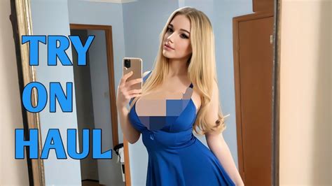 Sheer Dress Try On Haul Transparent Lingerie Try On Haul Mall Mirror View Clothes