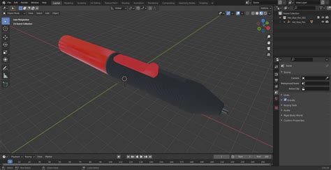 Hot Glue Pen D Model Ds Blend C D Fbx Max Ma Lxo Obj Free D