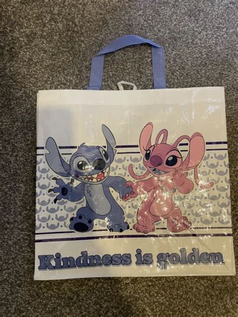 Disney Lilo And Stitch Tote Shopping Bag Tesco Picclick Uk