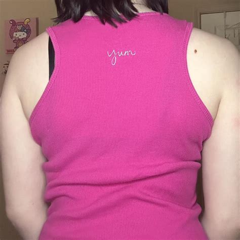 Hot Pink Delicious Tank Top Size Small Some Depop