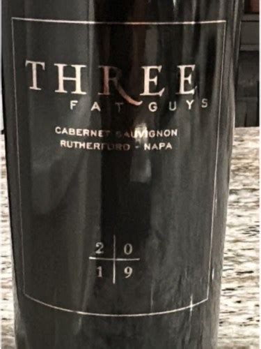 2019 Three Fat Guys Cabernet Sauvignon Vivino US