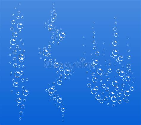 Underwater Bubbles Of Fizzing Soda Streams Of Air Dissolving Tablets