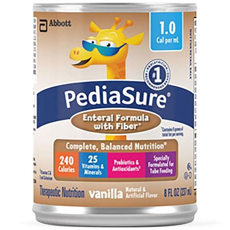 Pediasure Tube Feeding Formula With Fiber Vanilla Oz Ct