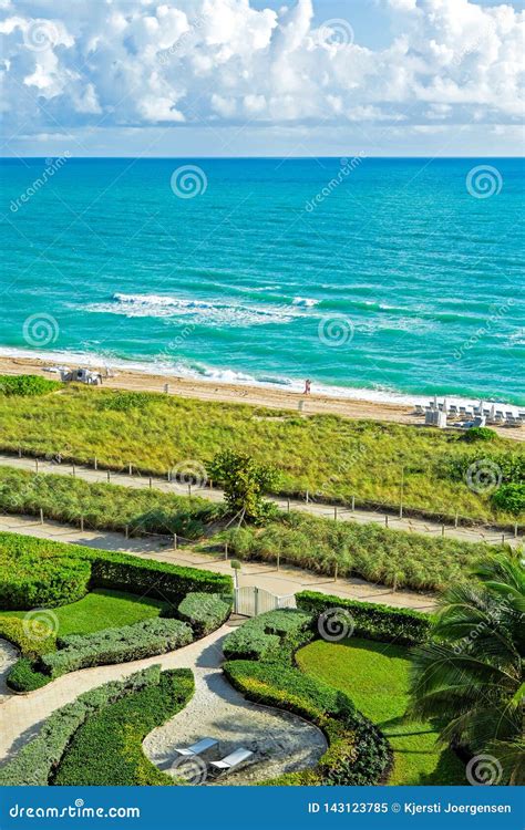 North Miami Beach Hotel View Stock Image - Image of destination, summer ...