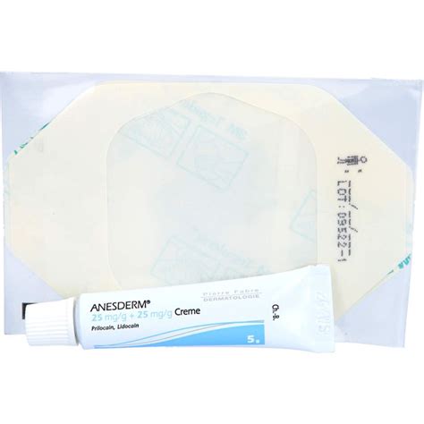 ANESDERM 25 mg/g + 25 mg/g Creme + 2 Pflaster, 5 g - günstig bei ...