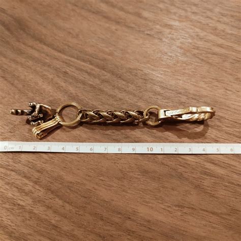 Yahoo オークション Brass Fuck keychain needlework 真鍮製 キーチ