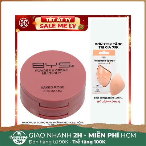 Má Hồng BYS Dạng Kem Phấn Naked Rose Hồng Nude g Hasaki vn