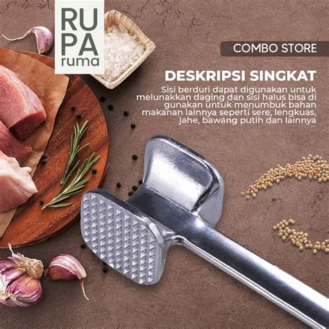 Jual Palu Gepukan Pelunak Pengempuk Daging Meat Hammer Tenderizer