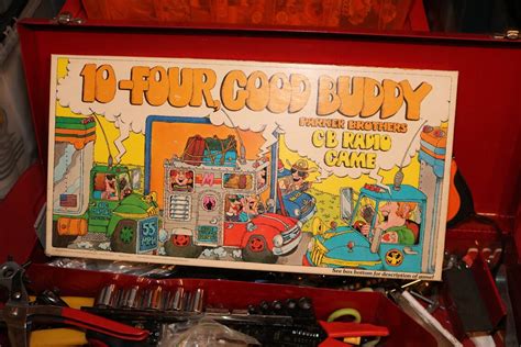 10-four Good Buddy Boardgame 1976 Vintage 1970s Trucker Rig CB Smokey ...