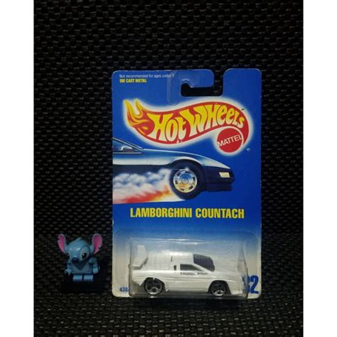 Jual Hot Wheels Lamborghini Countach Putih Shopee Indonesia