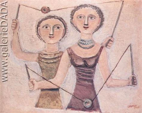 A Game Massimo Campigli Art Reproduction Galerie Dada