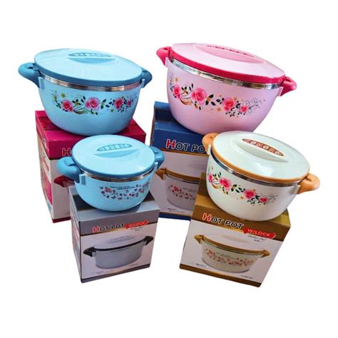 Happy Ware Hot Pot With Lock Food Storage Food Container Bekas Simpanan Makanan Random