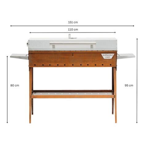 Köp kolgrill Naked Chef XS via hemsidan i Sverige GrillSymbol