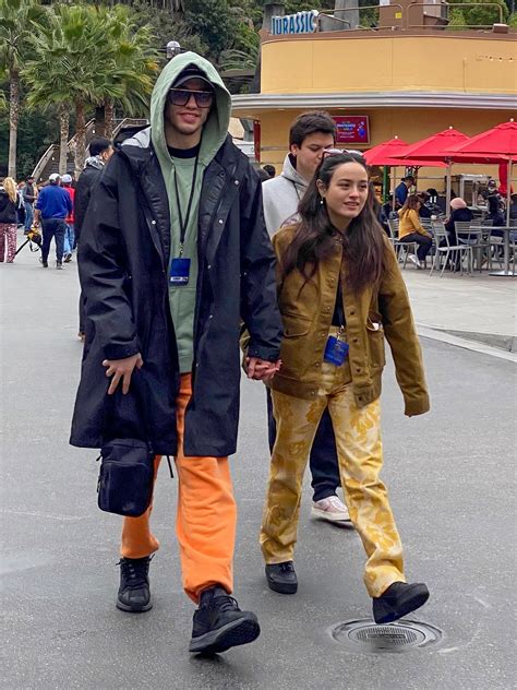 Pete Davidson And Chase Sui Wonders Hold Hands During Universal Studios