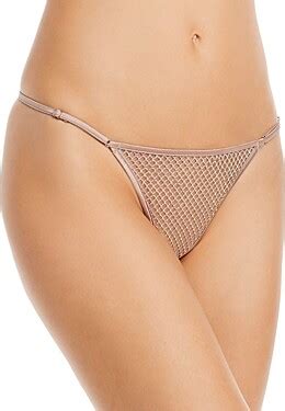 Fleur Du Mal Rhinestone Fishnet V String Thong Shopstyle