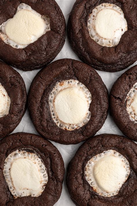 Hot Cocoa Marshmallow Cookies