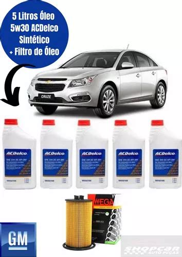 Kit Revis O Leo E Filtro Gm Cruze Lt Ltz Sedan Hatch Frete Gr Tis