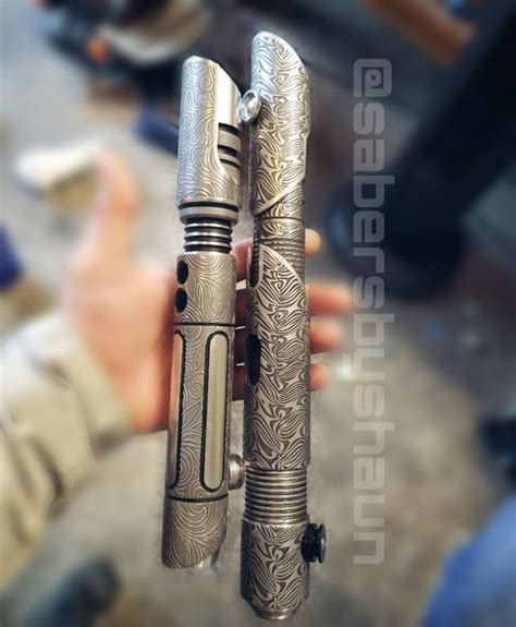 Custom Acid Etched Lightsabers By Sabersbyshaun Star Wars Items