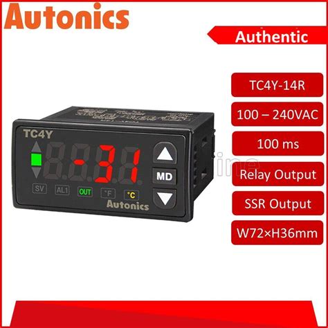 AUTONICS TEMPERATURE CONTROLLER 100 240VAC 1 ALARM OUTPUT TC4Y 14R