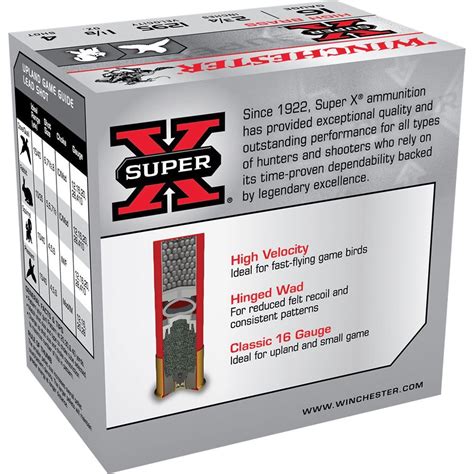 X16h4 Winchester Ammo X16h4 Super X High Brass 16 Gauge 275 1 18