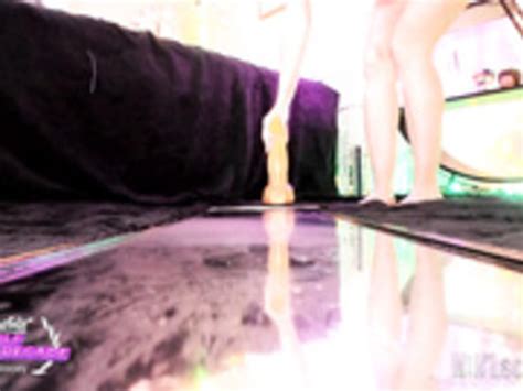 Milf Lacey Dildo Ride On Mirror With Squirt 2