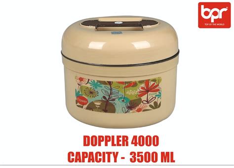 Stainless Steel Plastic BPR Doppler 4000 Insulated Hot Pot For Multipurpose Capacity 3500