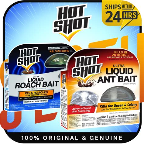 GENUINE Hot Shot Ultra Liquid Ant Bait L Hot Shot Liquid Roach Bait Roach Killer Shopee Malaysia