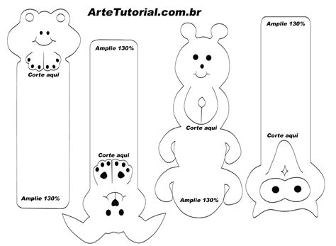 Molde De Marcador De Livro Para Imprimir