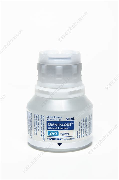 iohexol stock image  science photo library