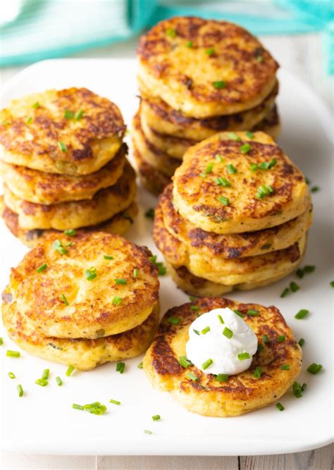 Golden Pan-Fried Potato Cakes - A Spicy Perspective