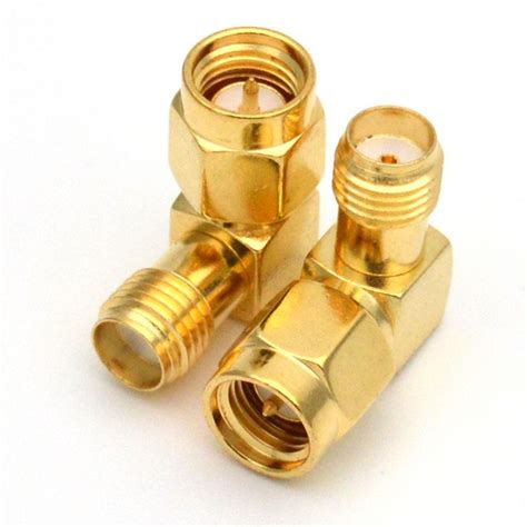Переходник антенный SMA угловой SMA-M на SMA-F (plug на jack) – фото ...