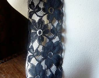 Purple Black Stretch Lace For Lingerie Costume Design Bridal Str Etsy