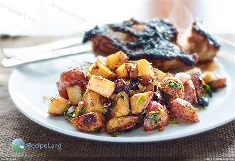 Garlic And Soy Roasted Potatoes With Scallions Recipe