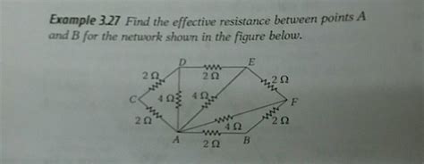 What Is The Effective Resistance Between The Points A And B In The