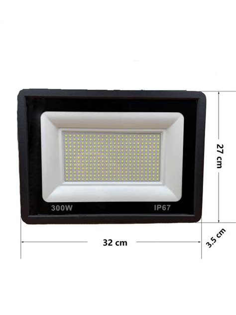 Refletor LED 300w Holofote SMD Branco Frio MXB Prova d água