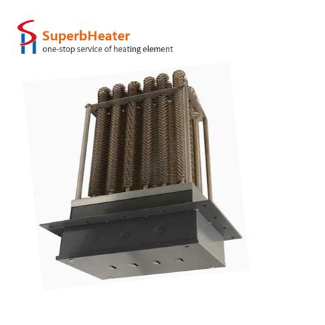 Air Heating Element Industrial Electric Resistance Tube Heater Finned