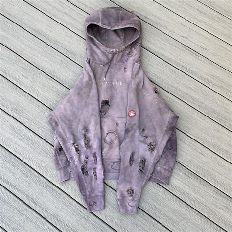 CAV EMPT Distressed Hoodie (unisex) Size Large... - Depop