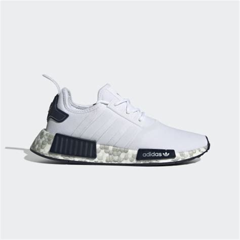 Adidas Originals Nmd R1 Primeblue Trainers White Dressinn