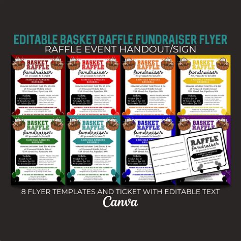 Gift Basket Raffle Flyer Template at Patricia Flores blog