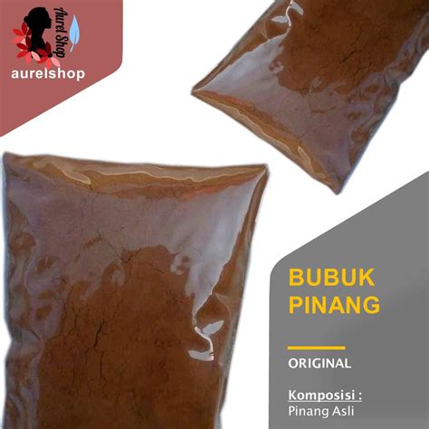 Jual Bubuk Pinang Kg Jambe Pucang Betel Nut Powder Shopee Indonesia