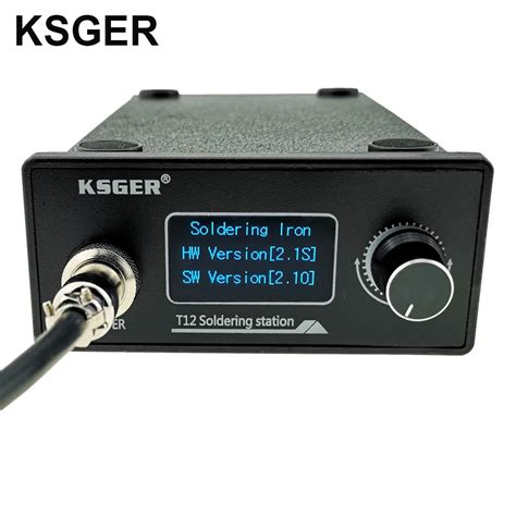 KSGER T12 Soldering Station STM32 V2.1S OLED DIY 907 Handle Electric ...