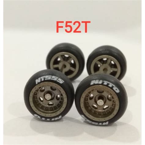 Donut Rubber Tyre Series With Long Axle For Jdm Tomica Hot Wheels Tayar Getah Shopee