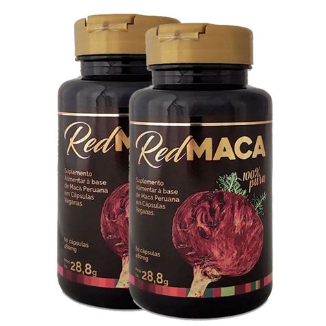 Maca Vermelha Peruana Mulher 60 Cáps Color Andina Kit X2 Submarino