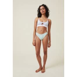 Qu N L T N Organic Cotton Rib Bikini Brief Cotton On T I Acfc