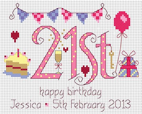 St Birthday Cross Stitch Kits Cross Stitch Patterns